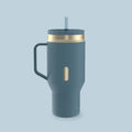 30 oz SnapSeal™ Tumbler (w/ Straw & Handle)
