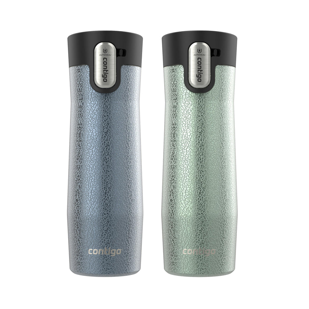 Contigo® AUTOSEAL® West Loop Vacuum-Insulated Stainless Steel Travel Mug with Easy-Clean Lid, 20 oz, 2-Pack